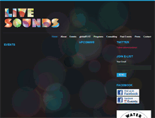 Tablet Screenshot of livesounds.org